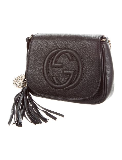 gucci black soho crossbody